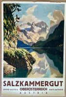 Original Salzkammergut Plakat Franz Schwetz 1950er 64×95 cm